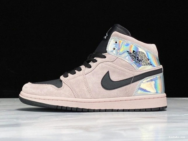 1 (W) Powder Jordan Iridescent Mid Air BQ6472-602 Dirty 0614